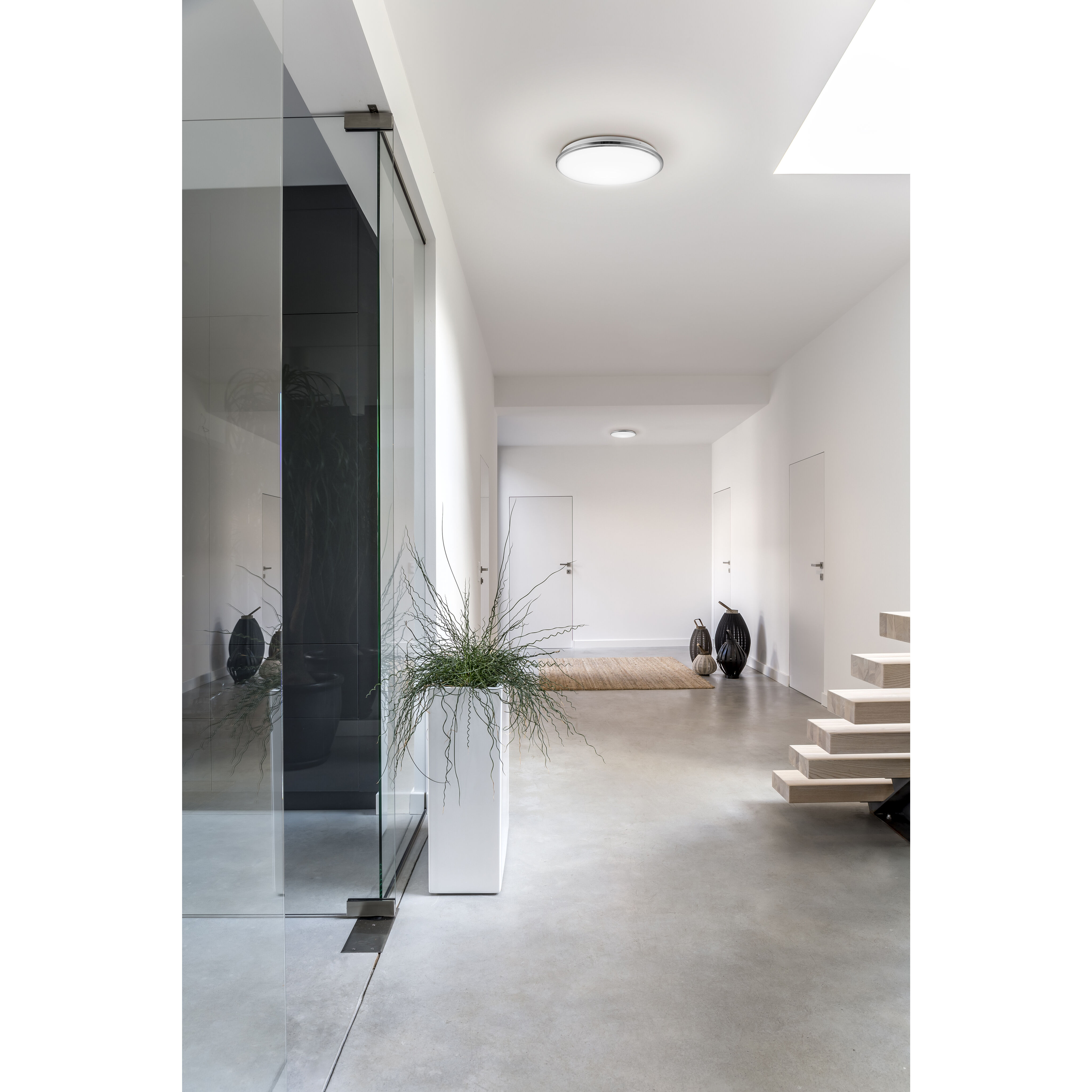 Brook LED 15.13 inch Chrome Flush Mount Ceiling Light