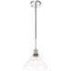 Gil 1 Light 8.5 inch Chrome Pendant Ceiling Light