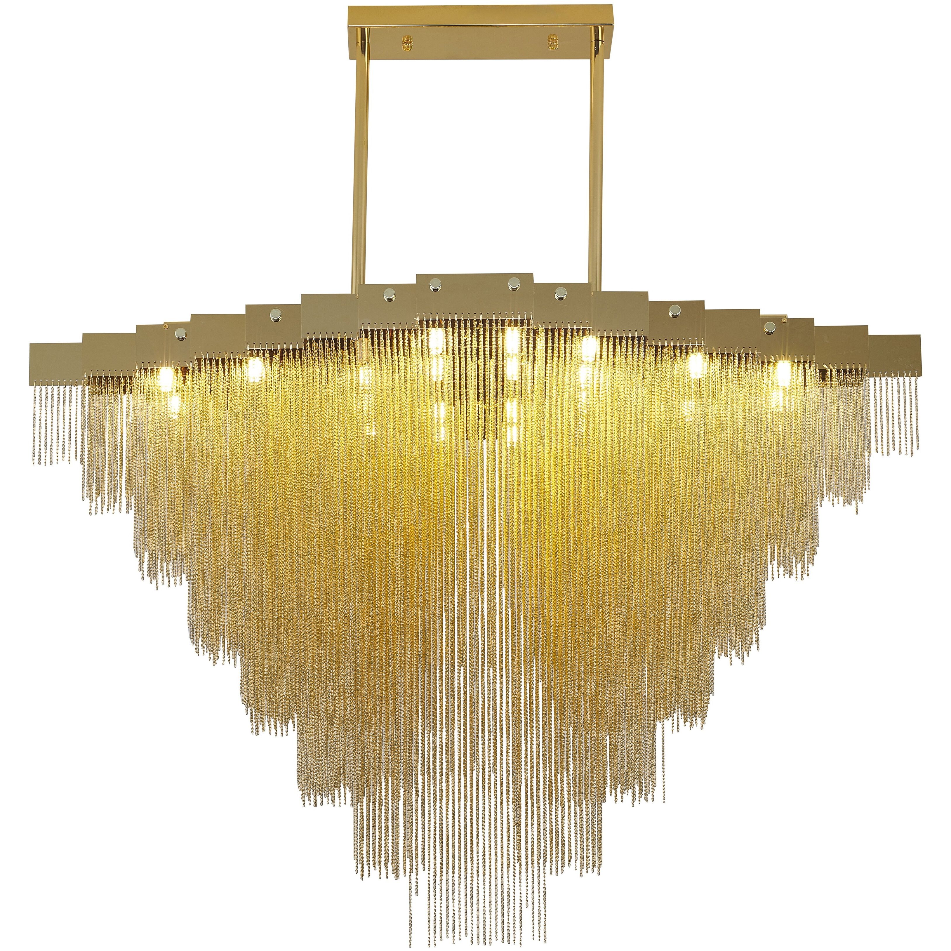 IMG Series 24 Light 23.6 inch Gold Chandelier Ceiling Light