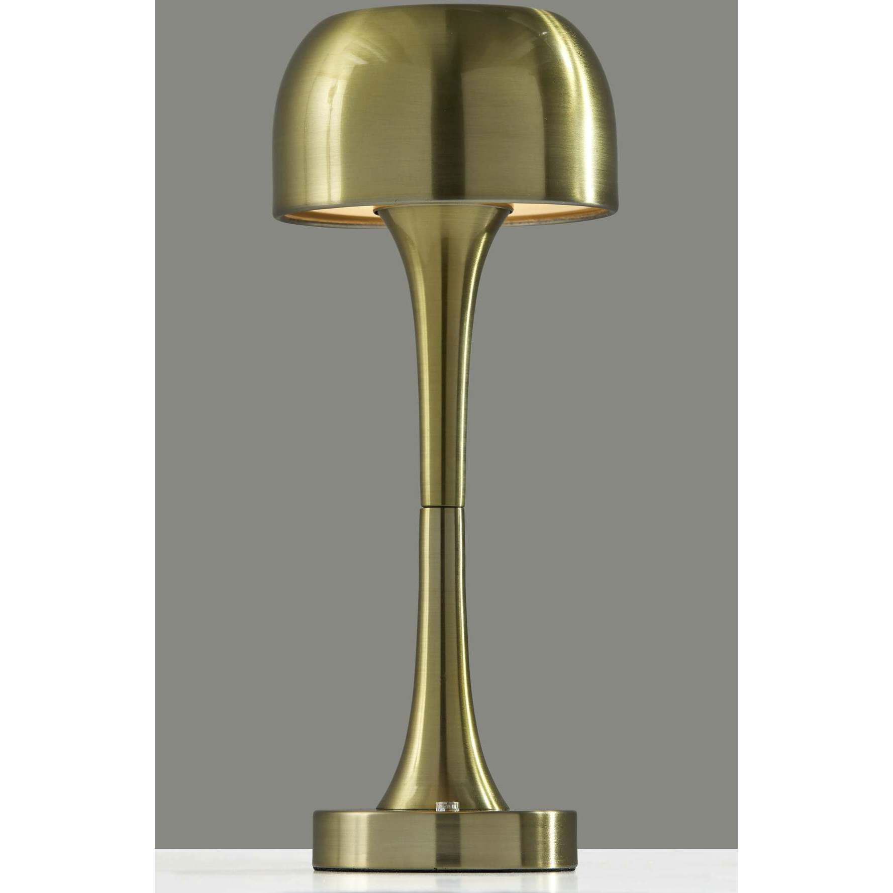 Jimmy 15 inch 2.00 watt Antique Brass LED Cordless Table Lamp Portable Light