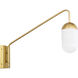 Kace 1 Light 5 inch Brass Wall sconce Wall Light