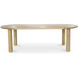 Milo 78 X 39 inch Natural Dining Table, Small