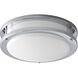 Oracle 1 Light 10.5 inch Polished Chrome Flush Mount Ceiling Light