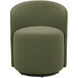 Sylvie Green Outdoor Swivel Dining Chair