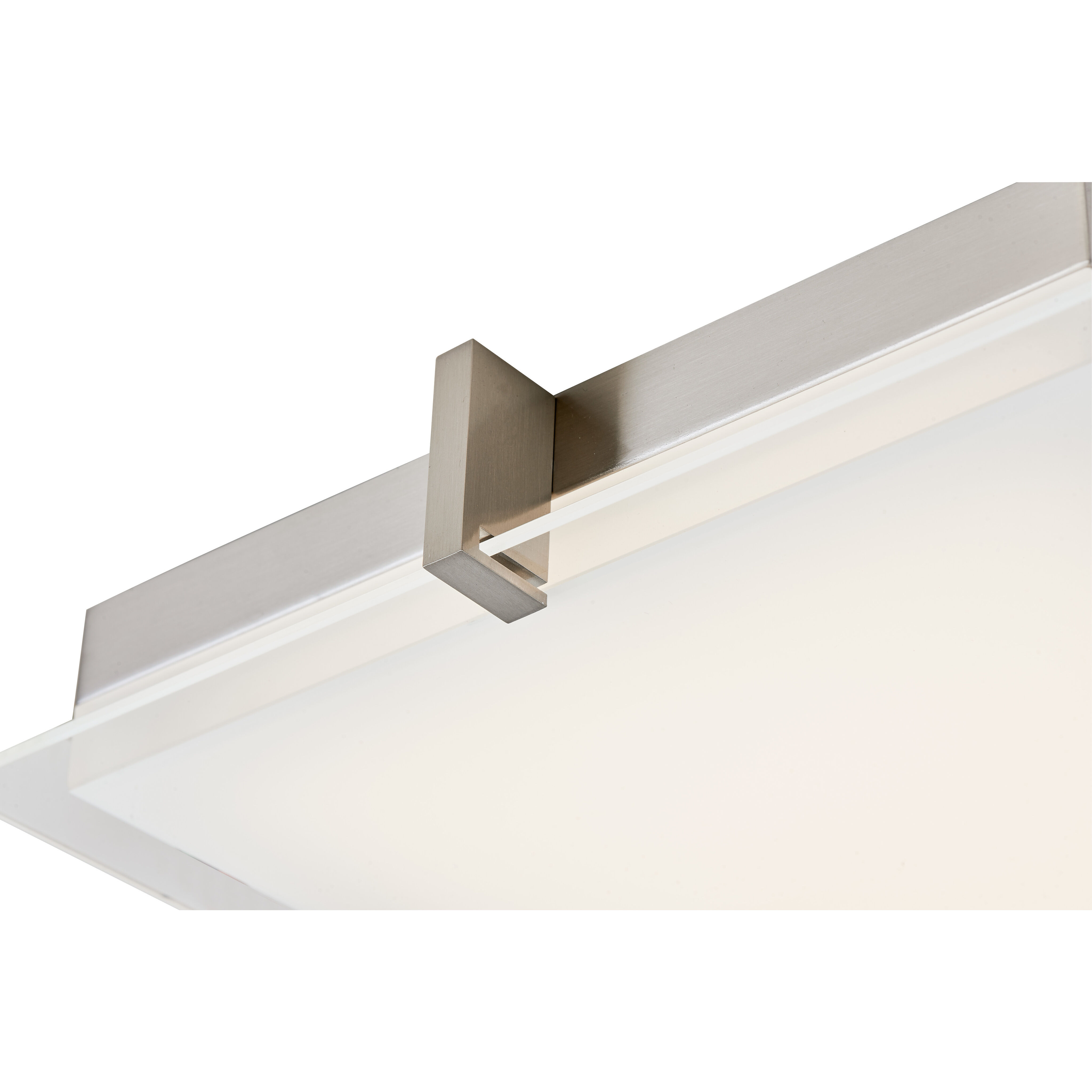 Matrix LED 12.2 inch Brushed Nickel Flush Mount Ceiling Light