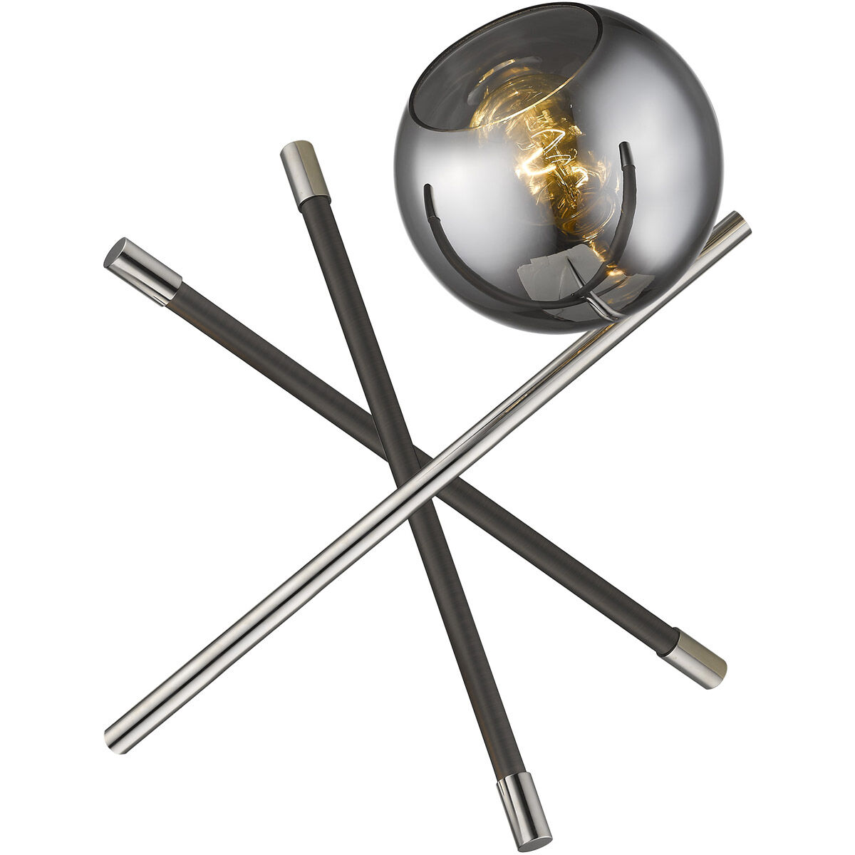 Trend Home 18 inch 100.00 watt Polished Nickel Table Lamp Portable Light