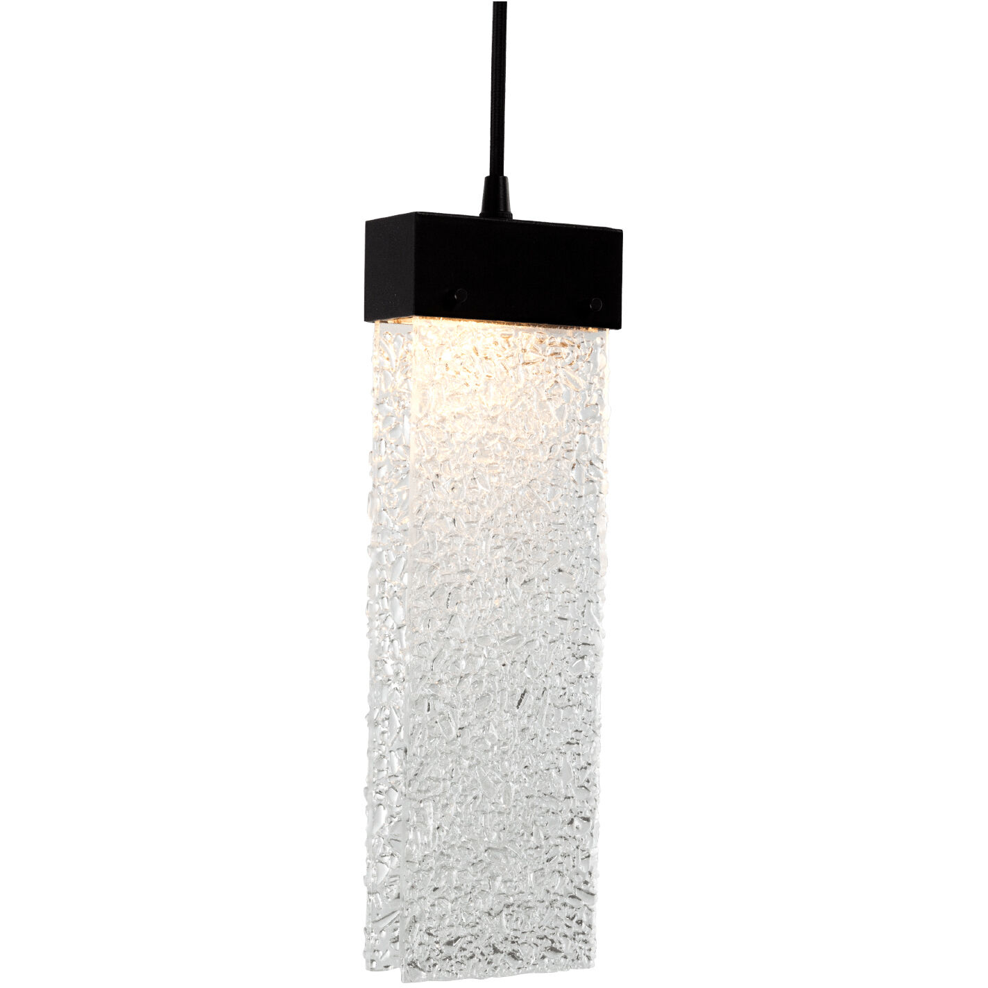 Parallel LED 2.3 inch Flat Bronze Pendant Ceiling Light in Bronze Granite, 2700K LED