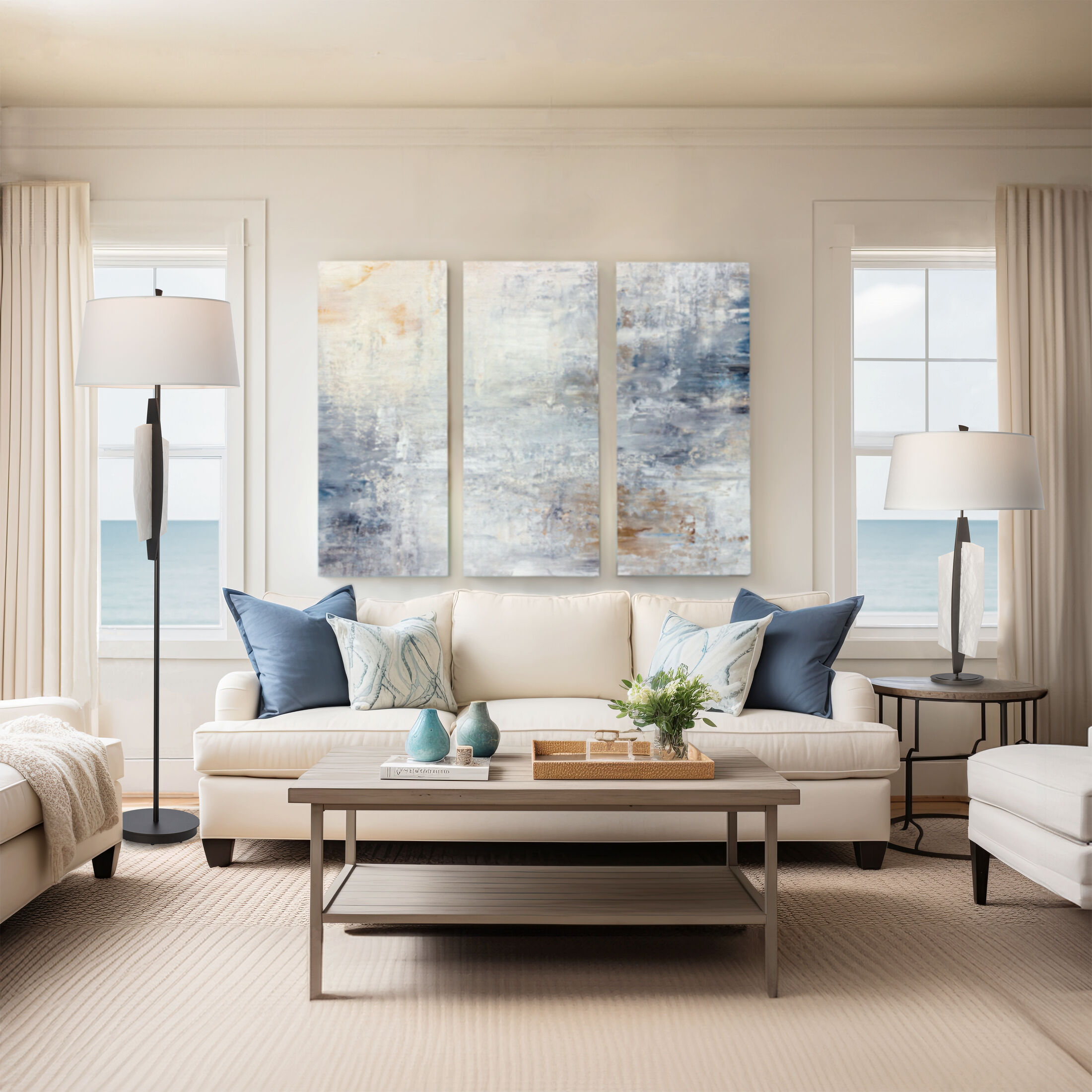 Volterra 35.5 inch 60.00 watt Dark Smoke Table Lamp Portable Light