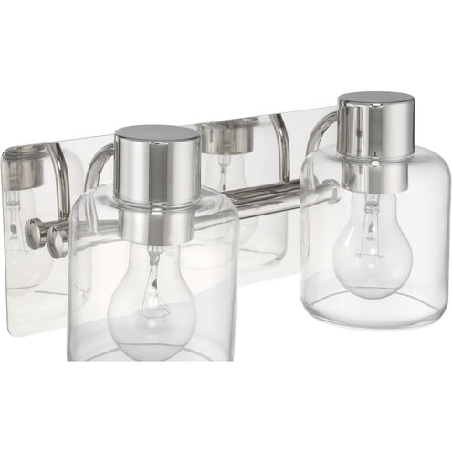 Rori 2 Light 12.38 inch Polished Nickel Vanity Light Wall Light