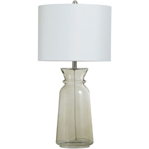 Elyse 32 inch 100.00 watt Smoke Table Lamp Portable Light