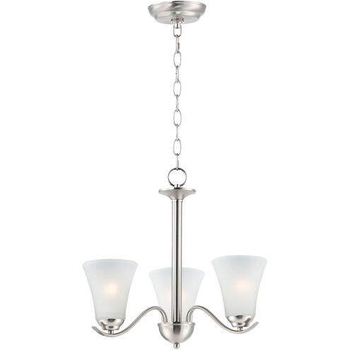Vital 3 Light 20 inch Satin Nickel Chandelier Ceiling Light