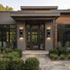 Rampart LED 22 inch Black Outdoor Wall Mount