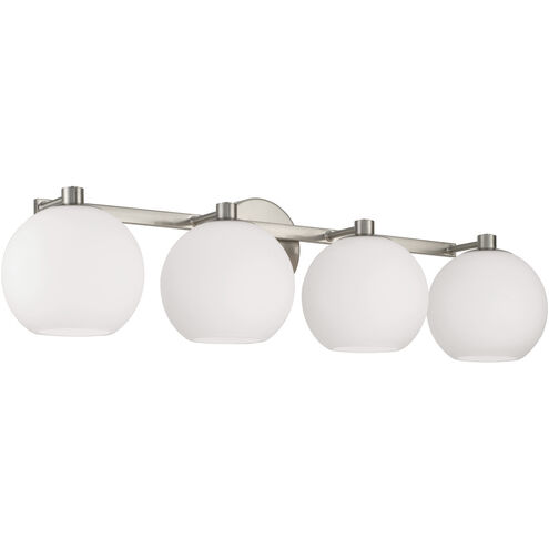 Ansley 4 Light 31 inch Brushed Nickel Vanity Light Wall Light