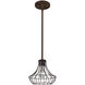 Spezza 7 1 Light Bronze Stem Pendant Ceiling Light