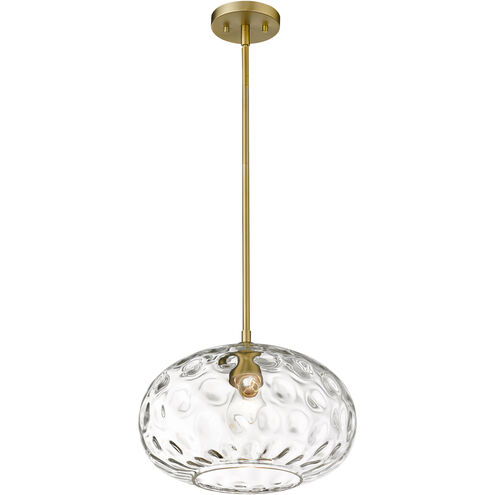 Chloe 1 Light 14 inch Olde Brass Pendant Ceiling Light