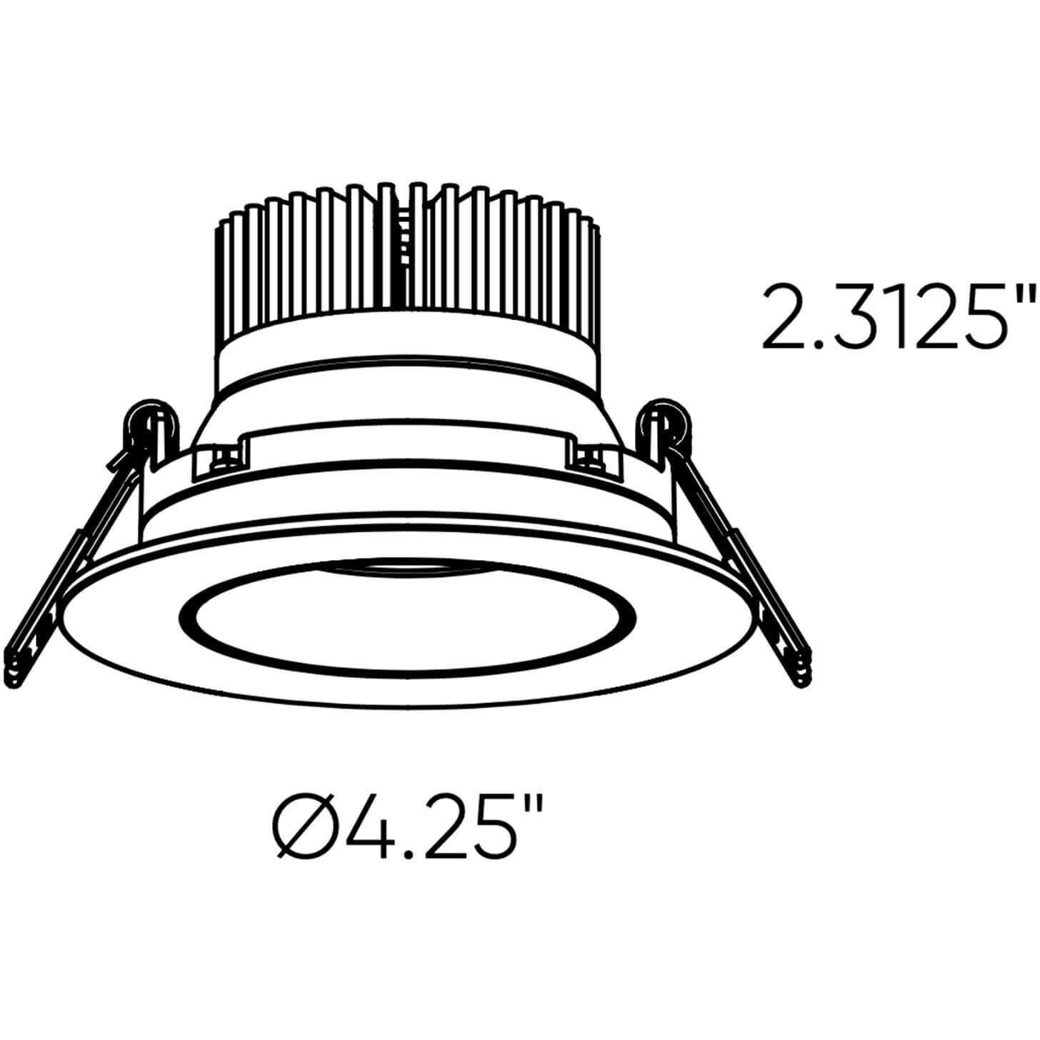 Revolve Pro White Recessed, Smart