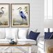 Animals Collection Blue Framed Art