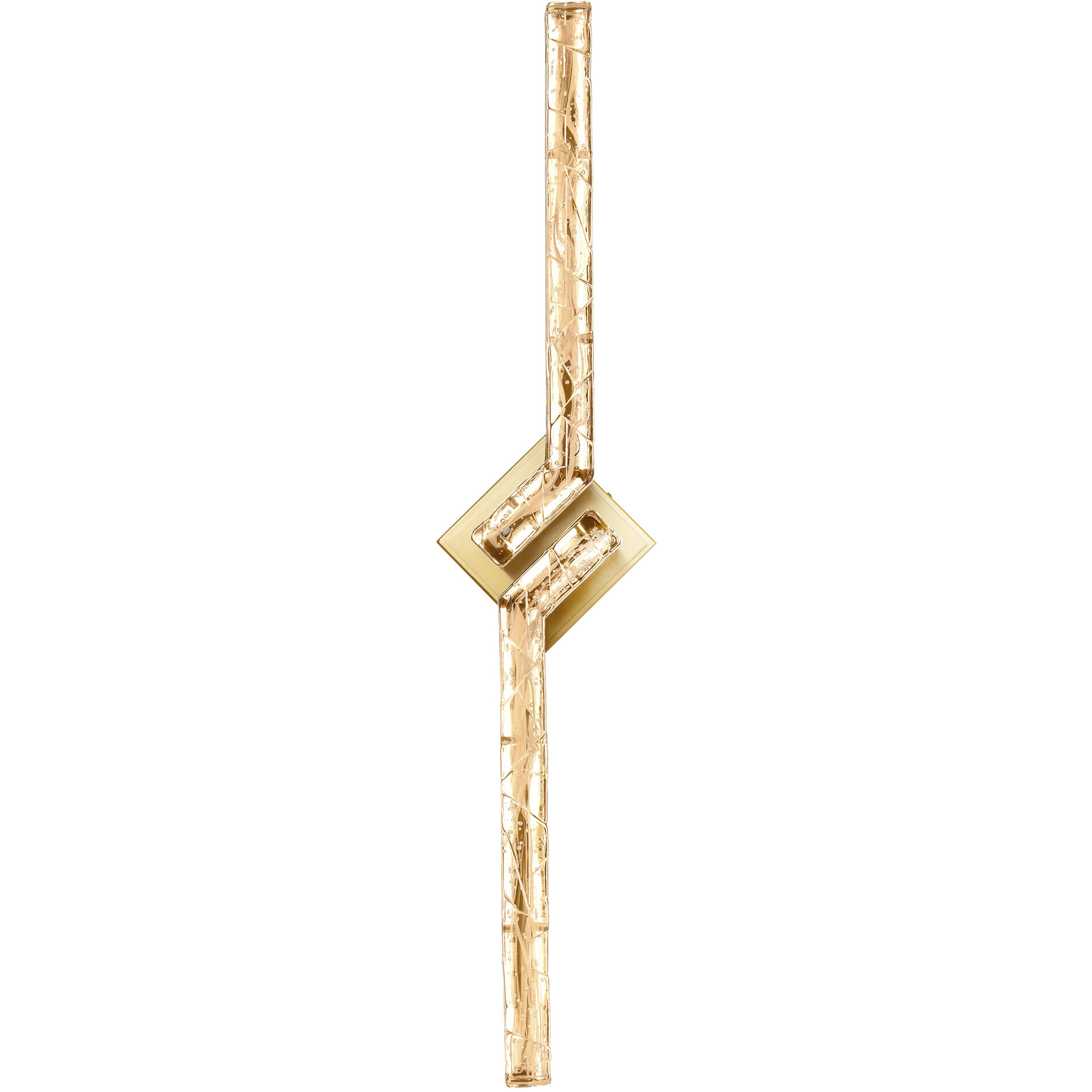 Contour LED 7.2 inch Brass Vanity Light Wall Light