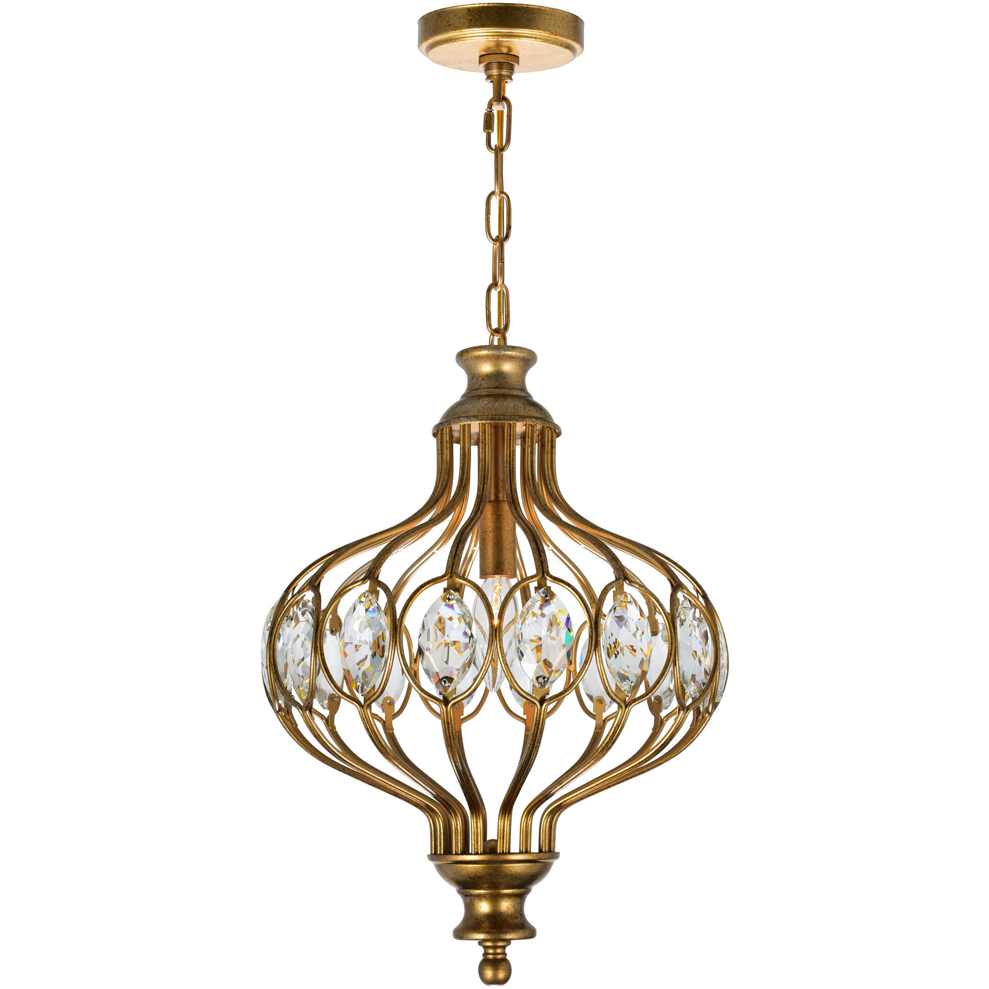 1 light chandelier online
