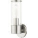 Banca 1 Light 4 inch Brushed Nickel ADA ADA Single Sconce Wall Light