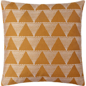 Theodore 18 X 18 inch Camel / Cream Accent Pillow