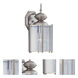 Beveled Glass 1 Light 13 inch Pewter Outdoor Wall Lantern