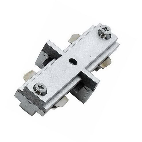 Cal Track Brushed Steel Straight Connector