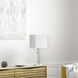 Fernanda 19 inch 100.00 watt Polished Chrome Decorative Table Lamp Portable Light