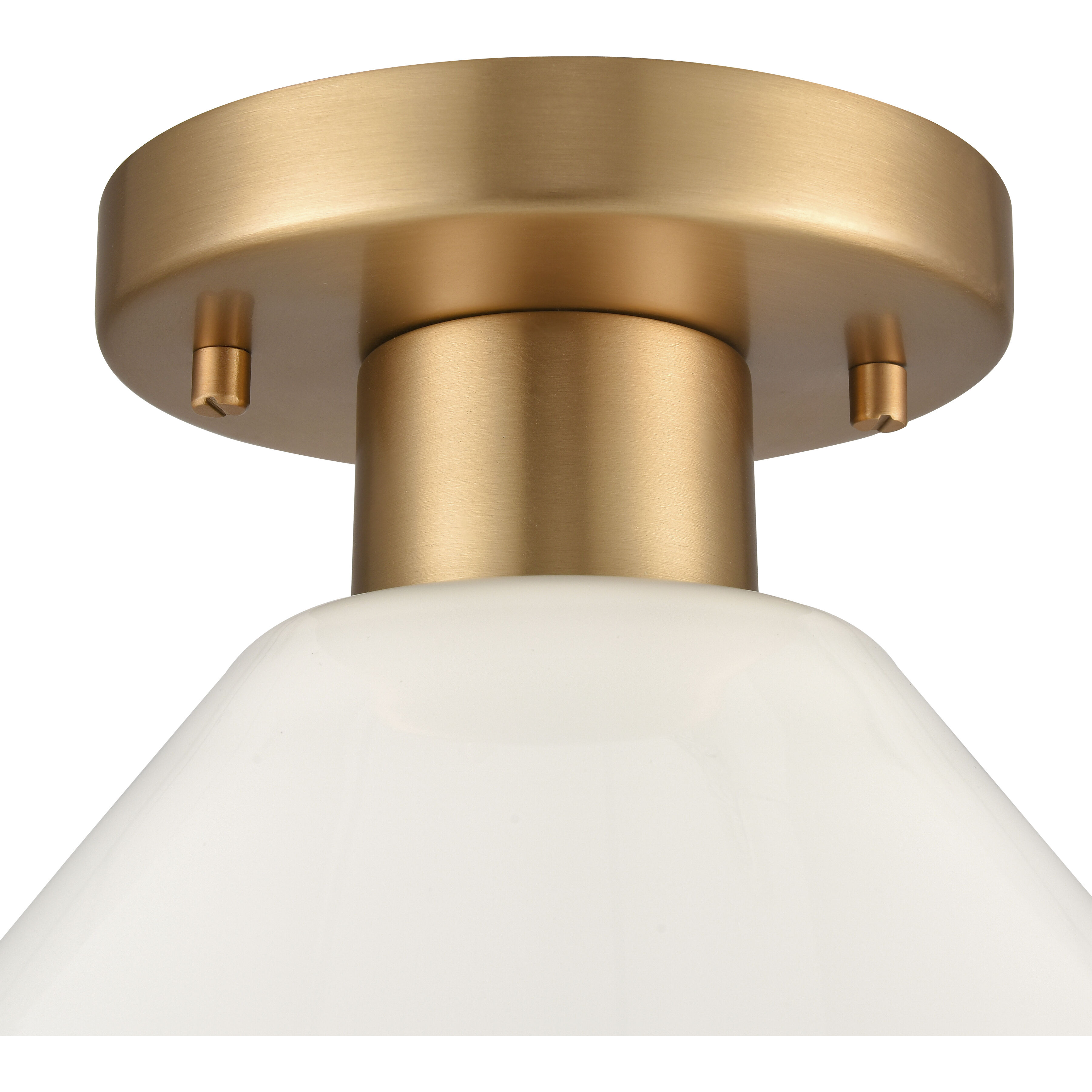 Vivica 1 Light 10 inch Brushed Gold Flush Mount Ceiling Light