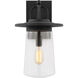 Tybee 1 Light 18.63 inch Black Outdoor Wall Lantern, Large