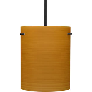 Tamburo 8 LED Black Stem Pendant Ceiling Light