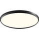 Skylight 30 inch Satin Dark Gray Flush Mount Ceiling Light