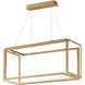 Penrose LED 16 inch Gold Linear Pendant Ceiling Light