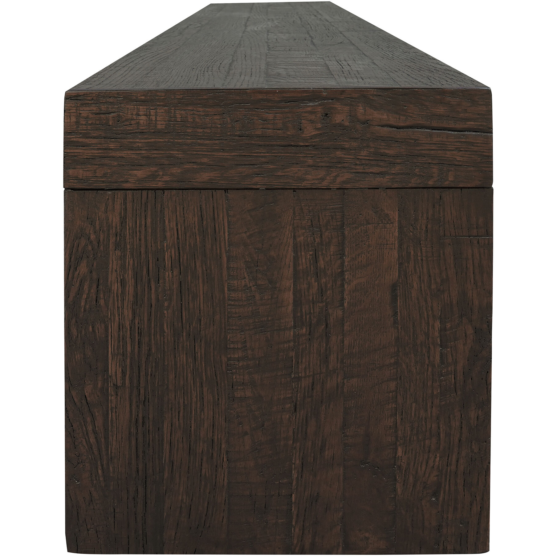 Evander Rustic Brown Dining Bench