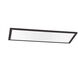 Lugano LED 24 inch Black Linear Flush Mount Ceiling Light