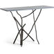 Brindille 46 X 16 inch Oil Rubbed Bronze Console Table in Maple Grey, Wood Top