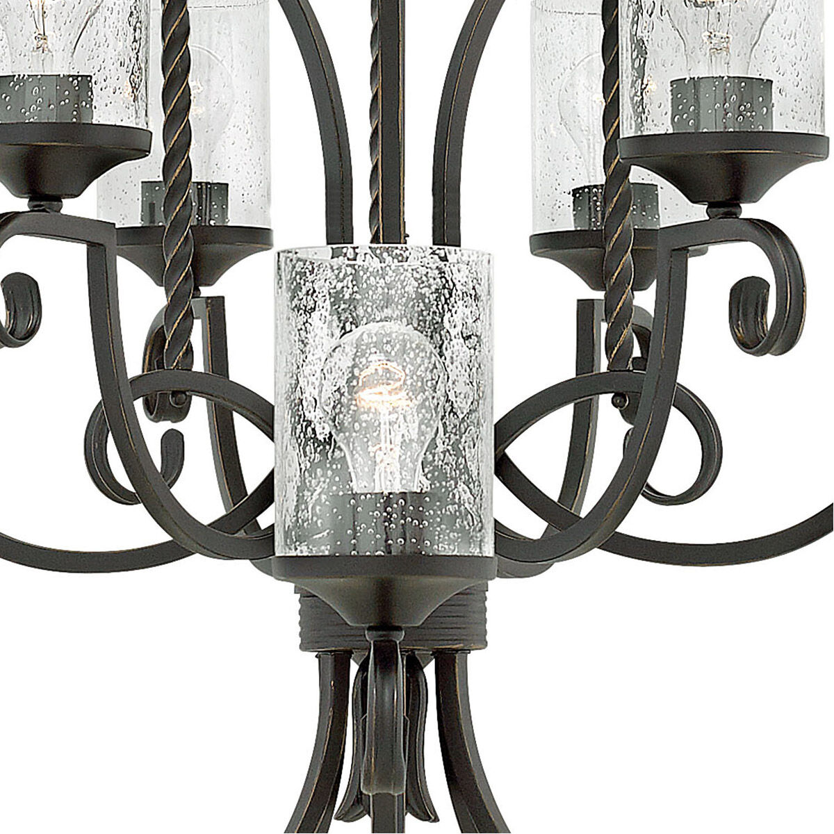Casa 15 Light 42 inch Olde Black Indoor Chandelier Ceiling Light in Clear