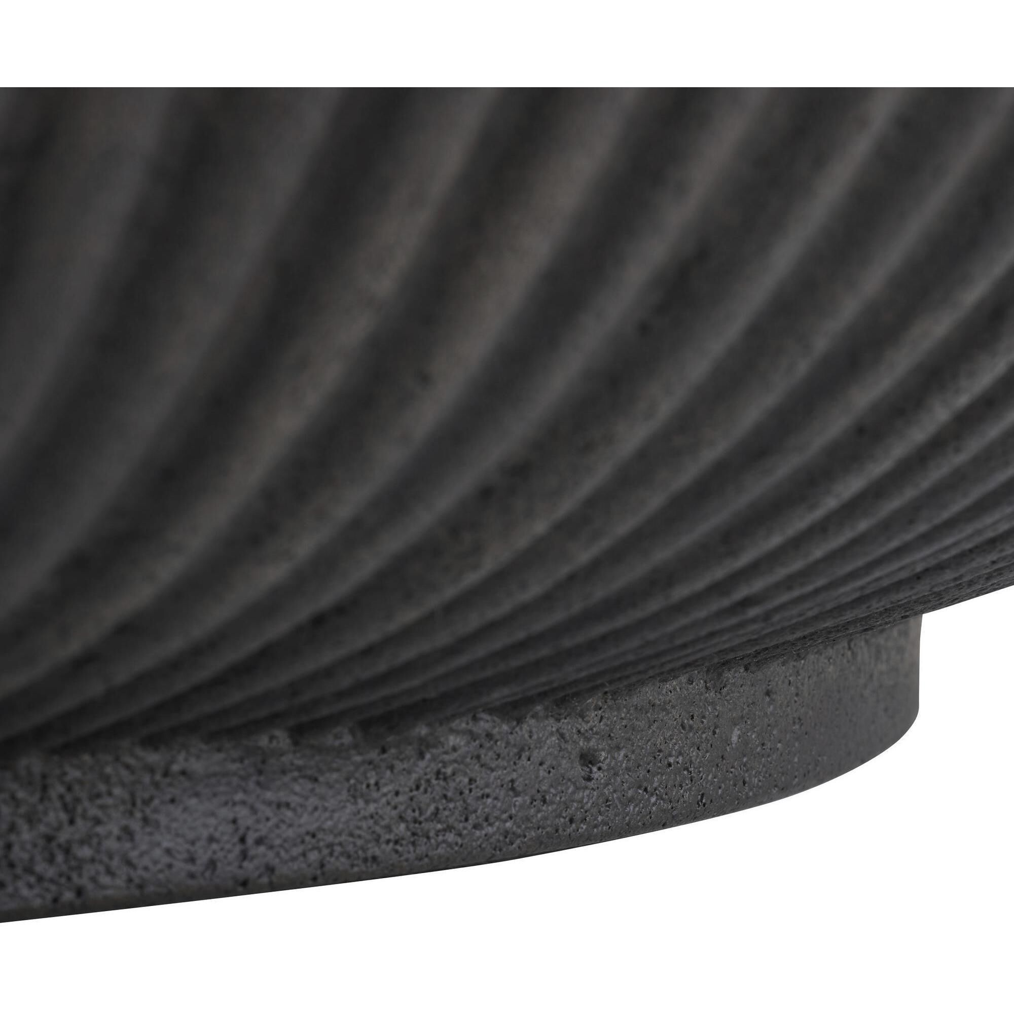 Etta 48 inch Black and Bronze Outdoor Coffee Table