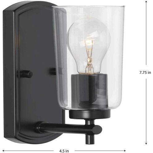 Adley 1 Light 5 inch Matte Black Bath Vanity Wall Light