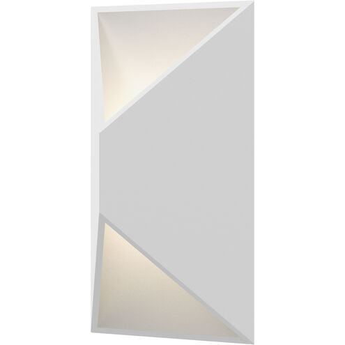 Prisma LED 11 inch Textured White Indoor-Outdoor Sconce