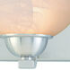 Fireside 2 Light 21 inch Satin Nickel Bath Vanity Wall Light