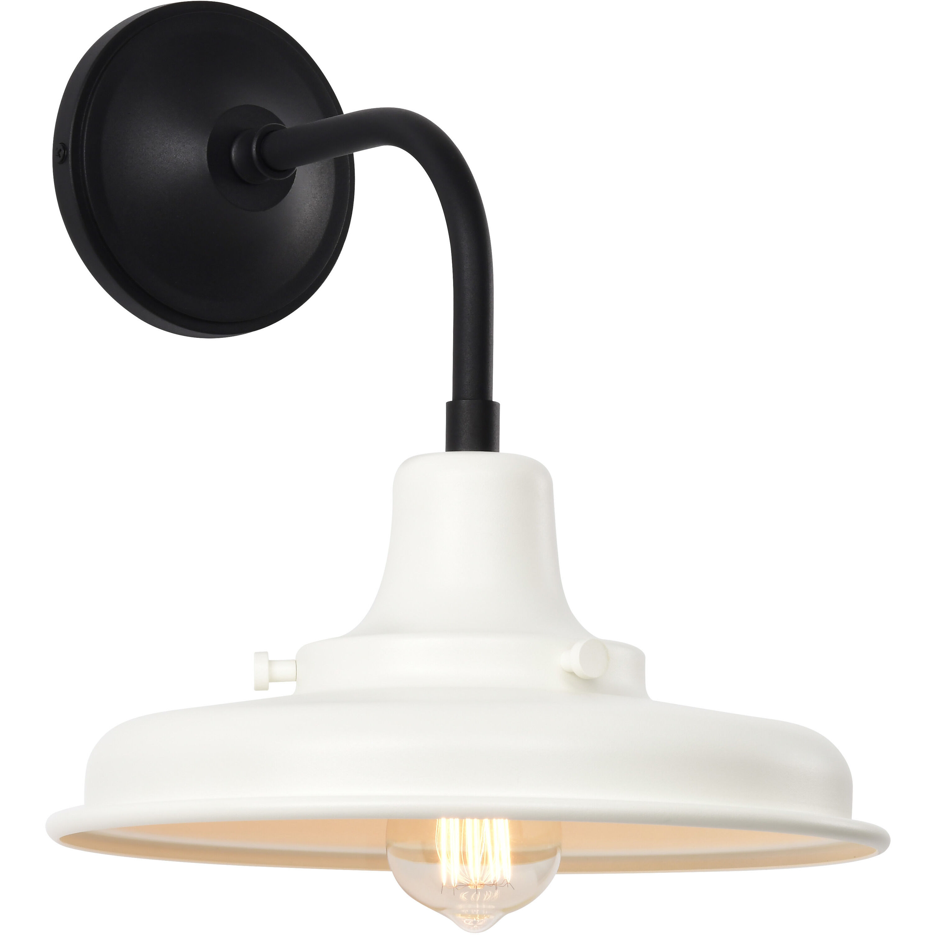 Morris 13.38 inch Black Outdoor Wall Light