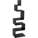 Laszlo Matte Black Bookcase