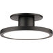 Twist-N-Lite LED 8 inch Black Semi-Flush Mount Ceiling Light, WAC Limited