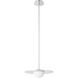 Solstice LED 15.75 inch Polished Nickel Convertible Pendant Ceiling Light