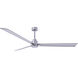 Atlas Alessandra 72 inch Brushed Nickel Indoor/Outdoor Ceiling Fan