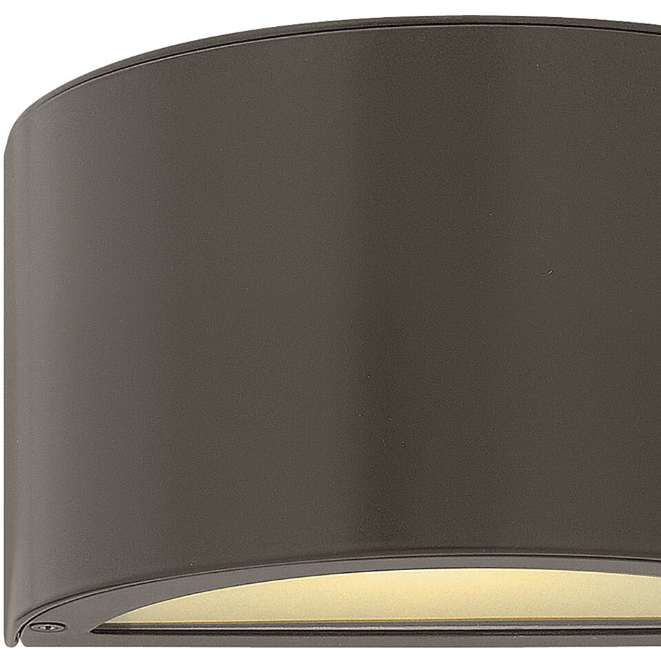 Luna LED 5 inch Bronze Outdoor Wall Mount Lantern, Up/Down Light