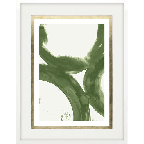 Abstract Collection Green Framed Art