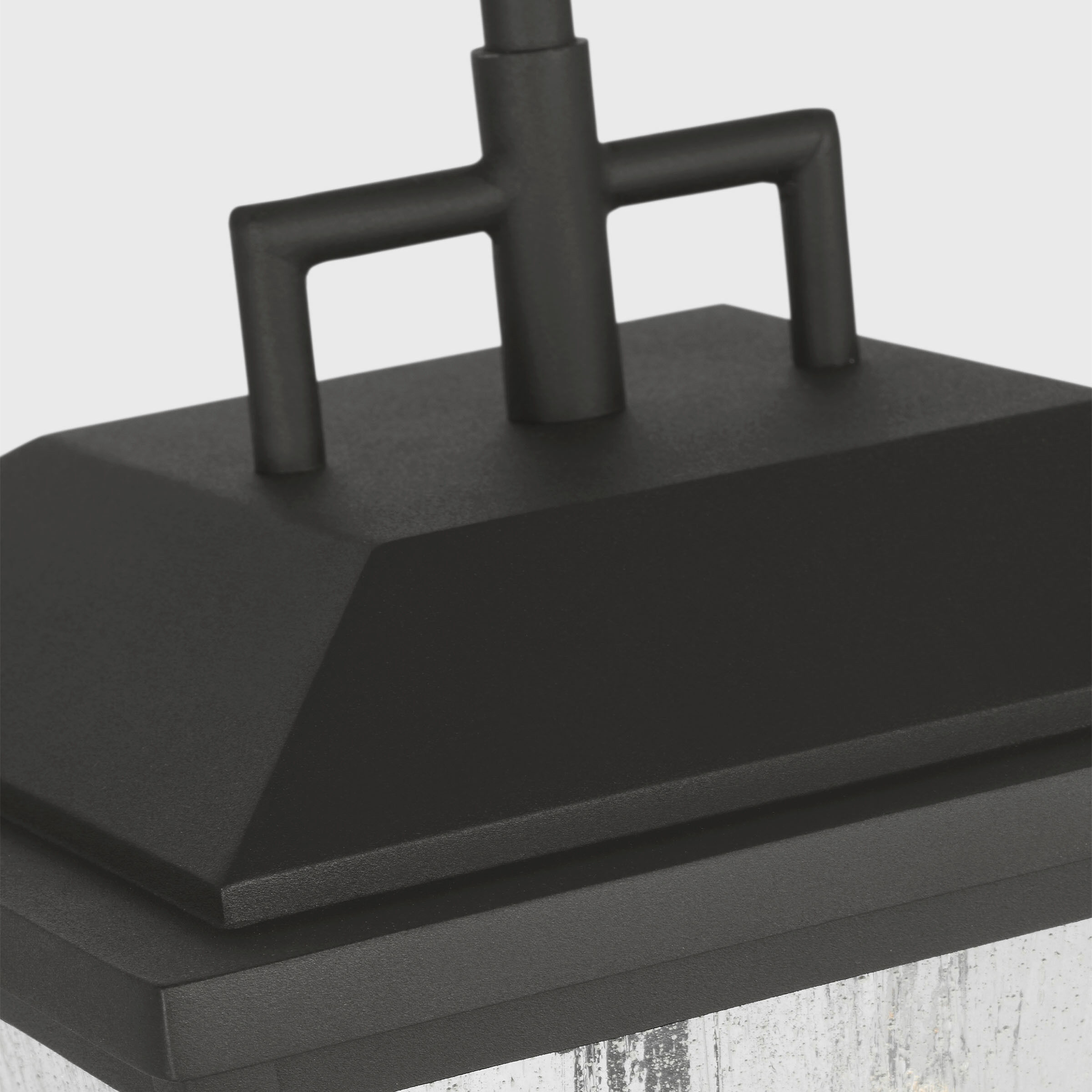 Drew & Jonathan Kennewick 2 Light 9 inch Textured Black Outdoor Pendant Lantern, Medium