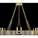 Mirage 12 Light 49.75 inch Gold Chandelier Ceiling Light
